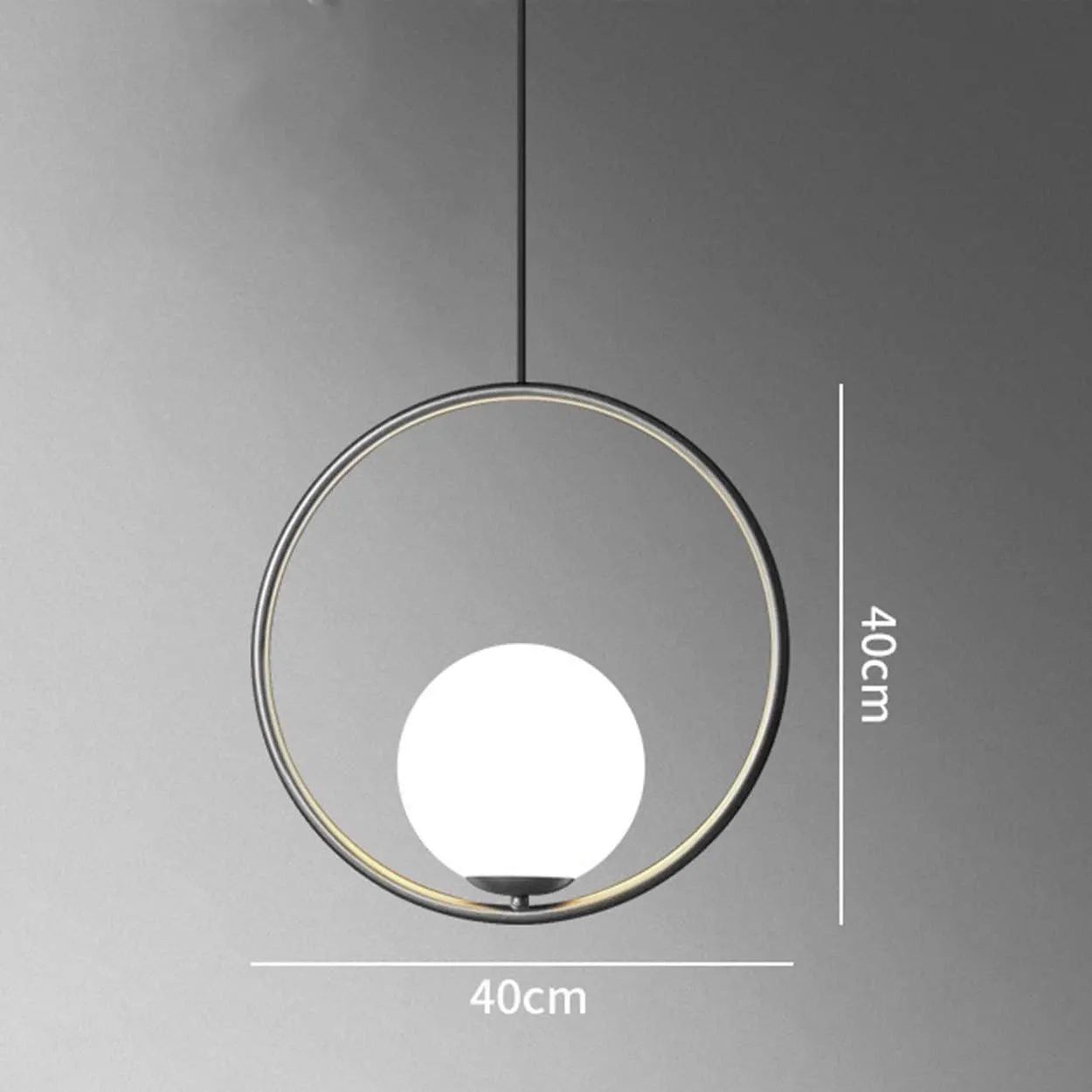 Insuppo Round Ring Ball Pendant Lamp