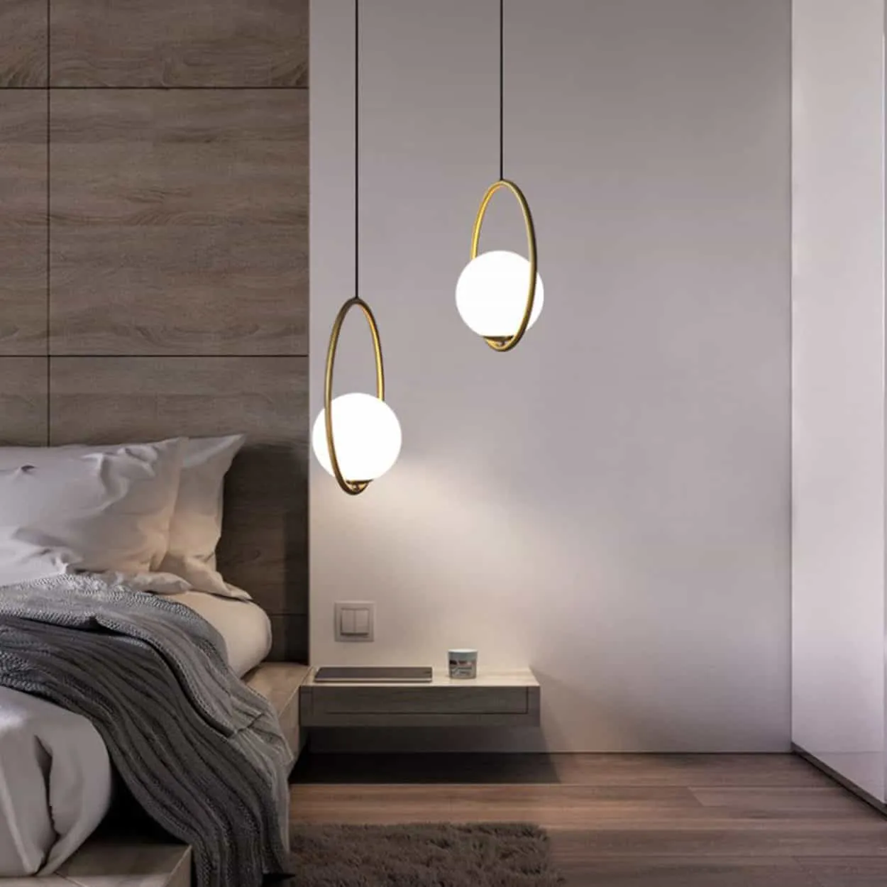 Insuppo Round Ring Ball Pendant Lamp