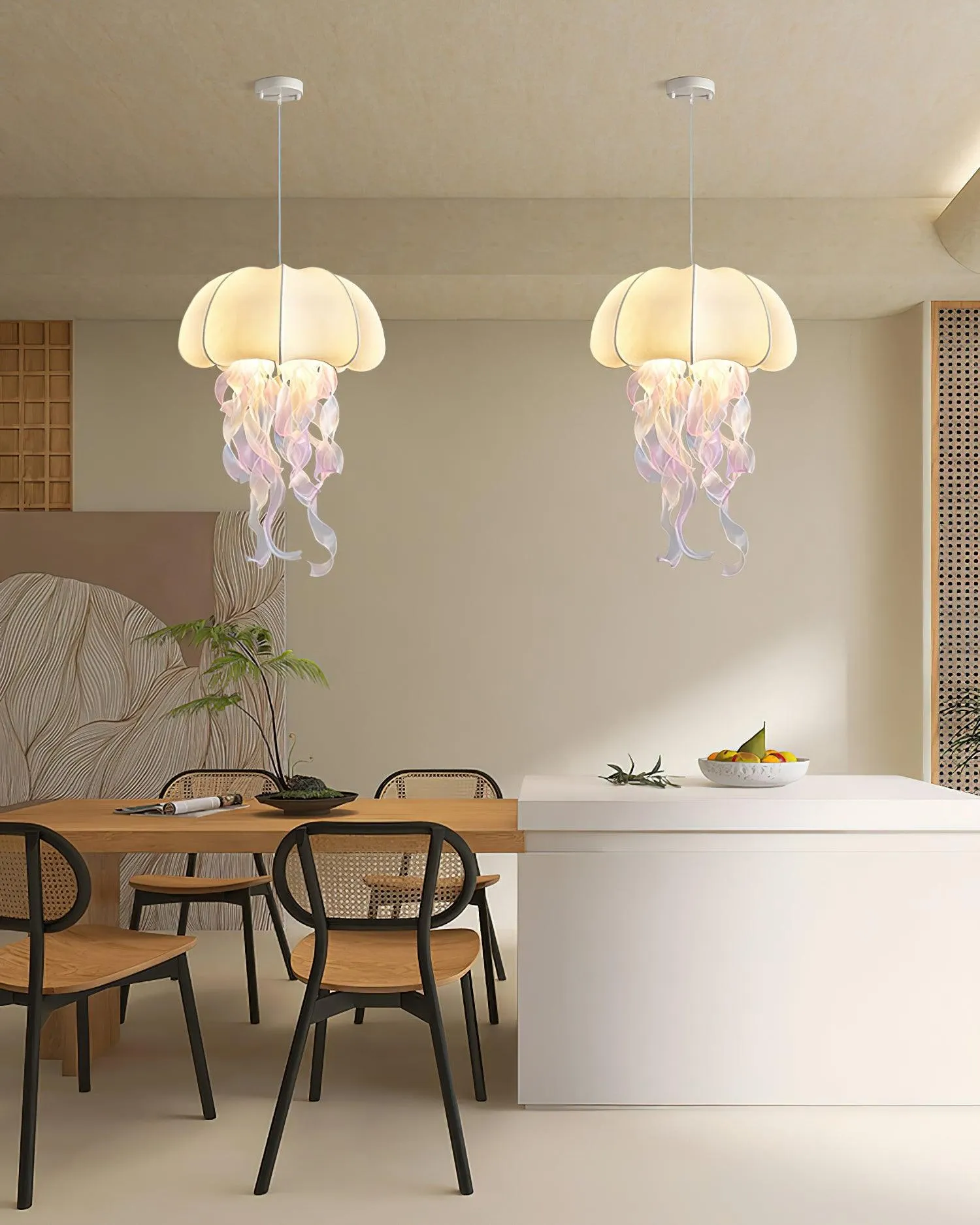 Jellyfish Fabric Pendant Lamp