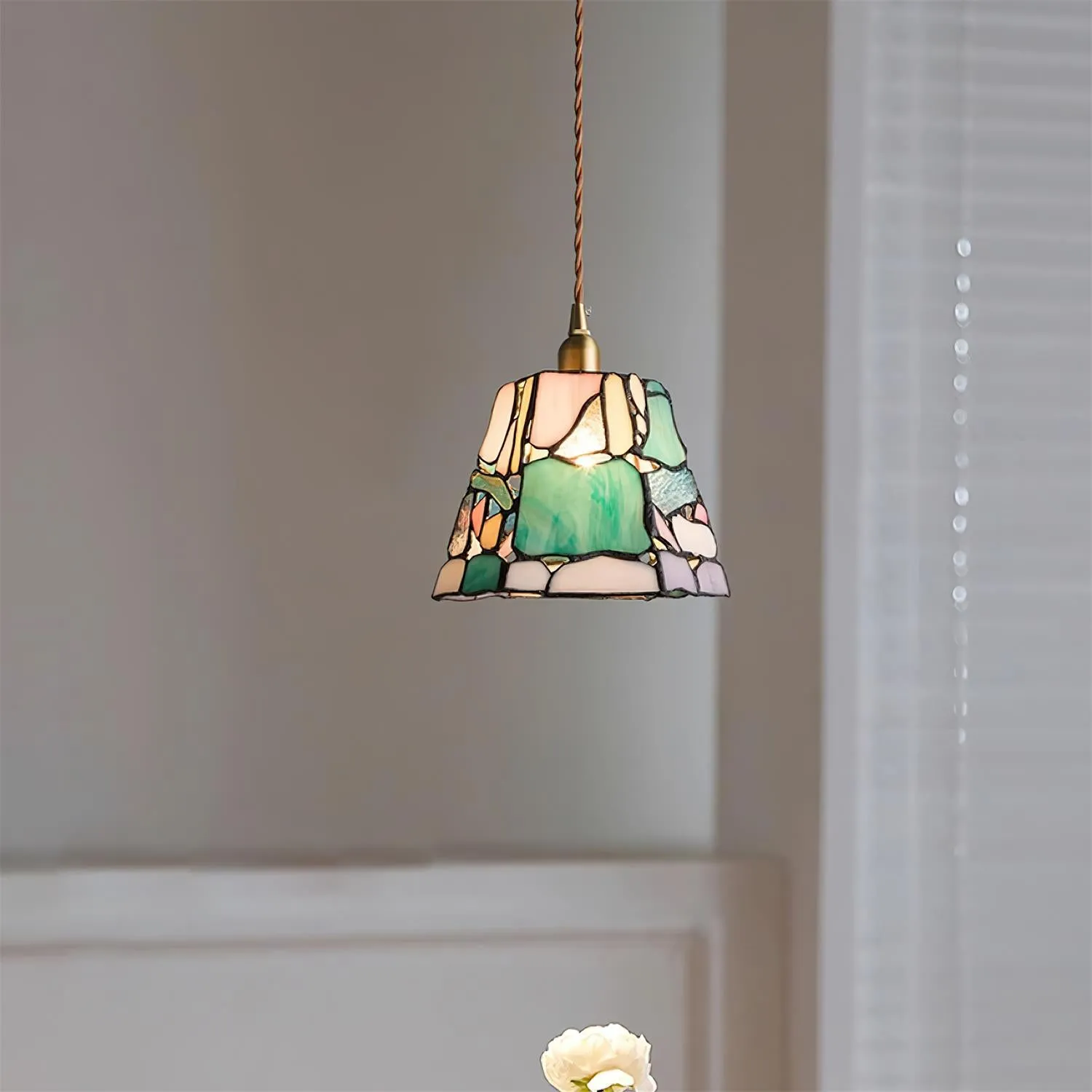 Kalco Glass Pendant Light