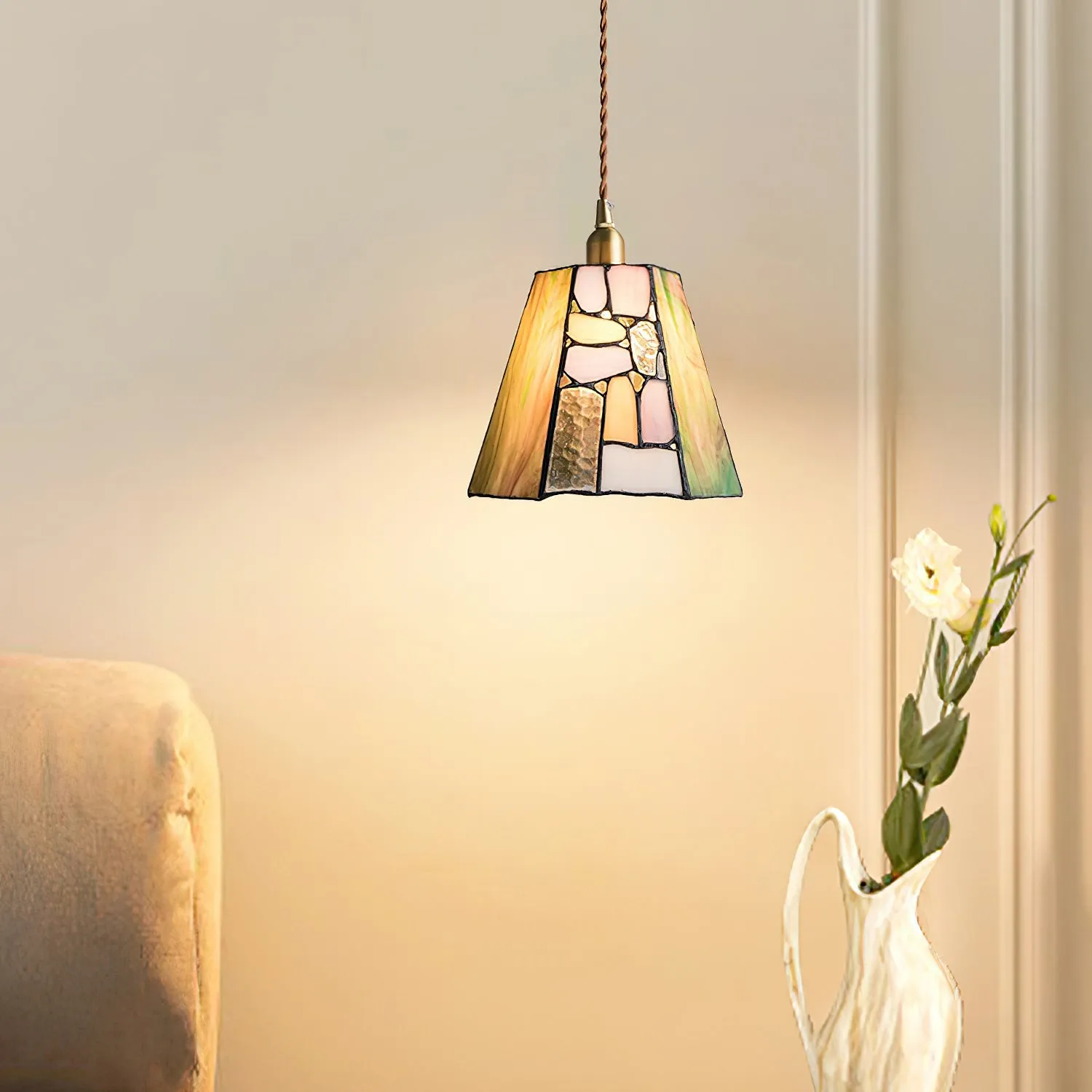 Kalco Glass Pendant Light