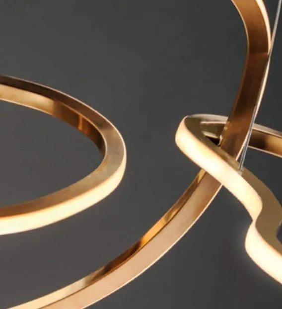 Karolina Elegant Looped Rings Pendant Lamps