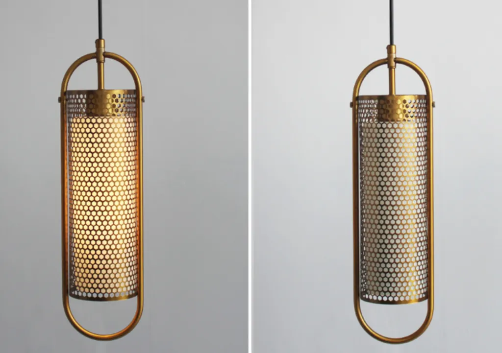 Katryn Industrial Oval Capsule Mesh Cage Pendant Lamp