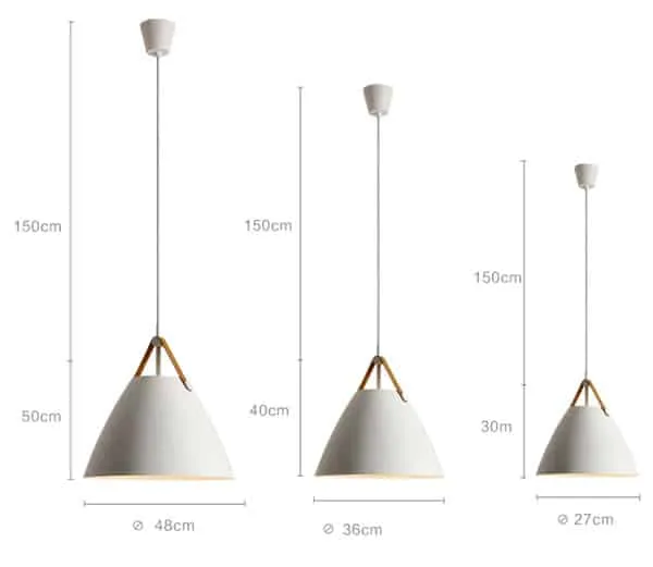 Labeeno Leather Strap Pendant Lamp