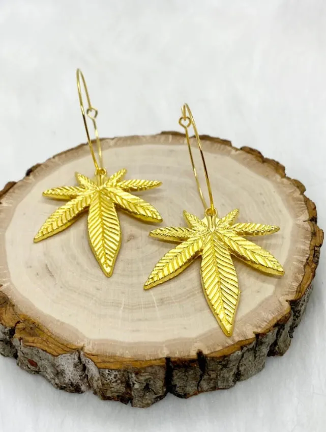 Leaf Dangle Earrings