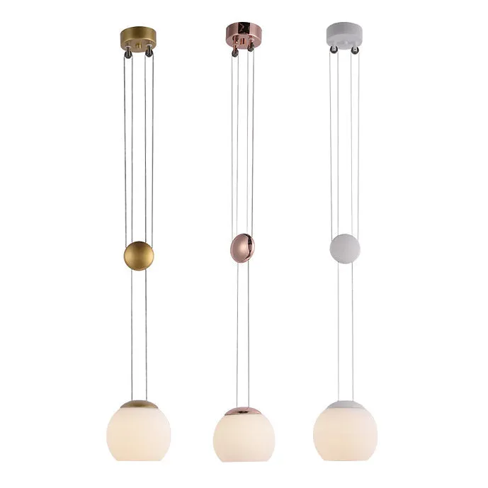 LED European Style Post-modern Decorative Height Adjustable Pendant Light