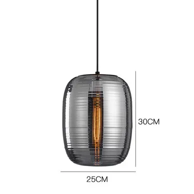 LED Modern Glass Multi-color Decorative Pendant Light