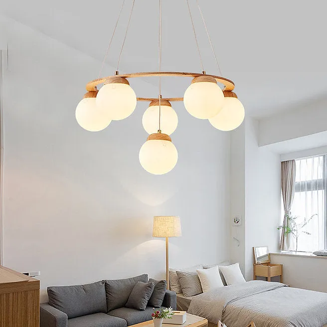 LED Round Molecular Modern Pendant Light