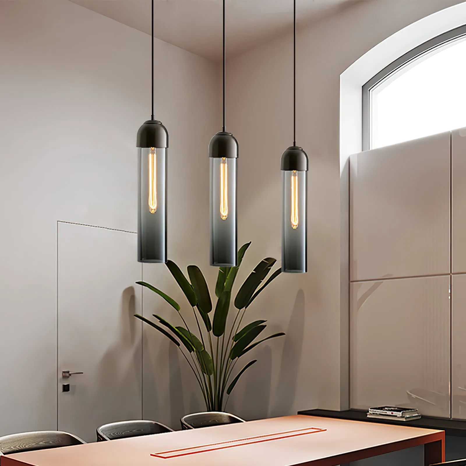 Long Tube Pendant Light