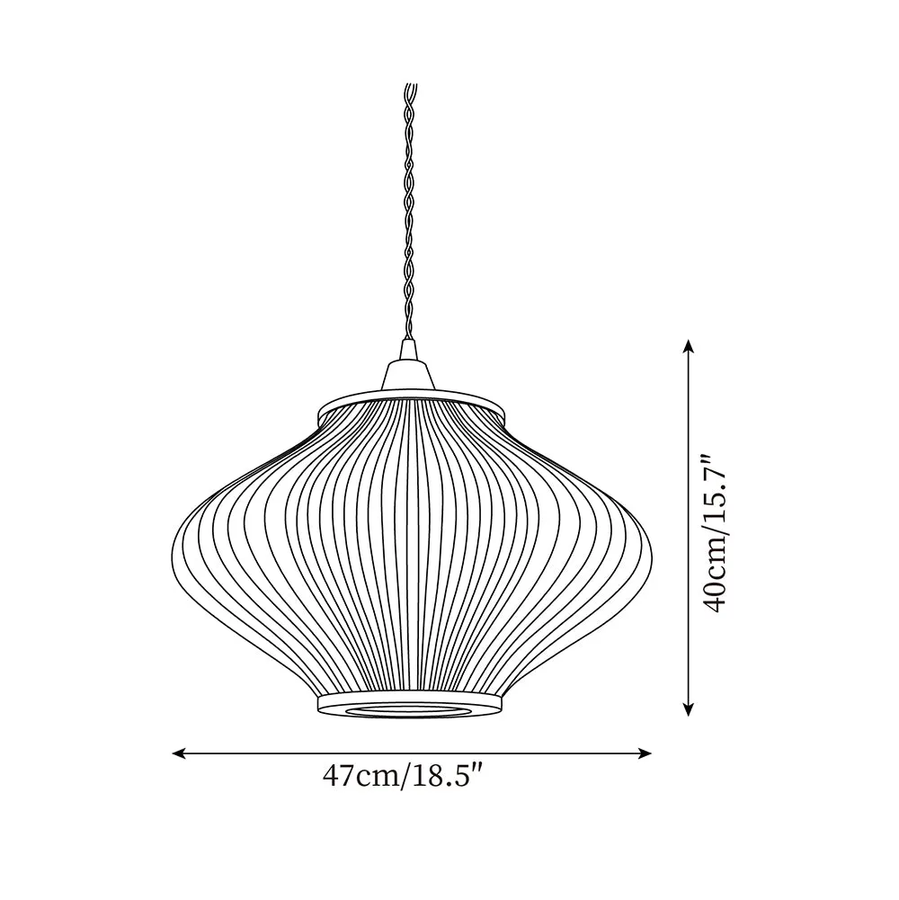 Matsusu Pendant Lamp 18.5″- 15.7″