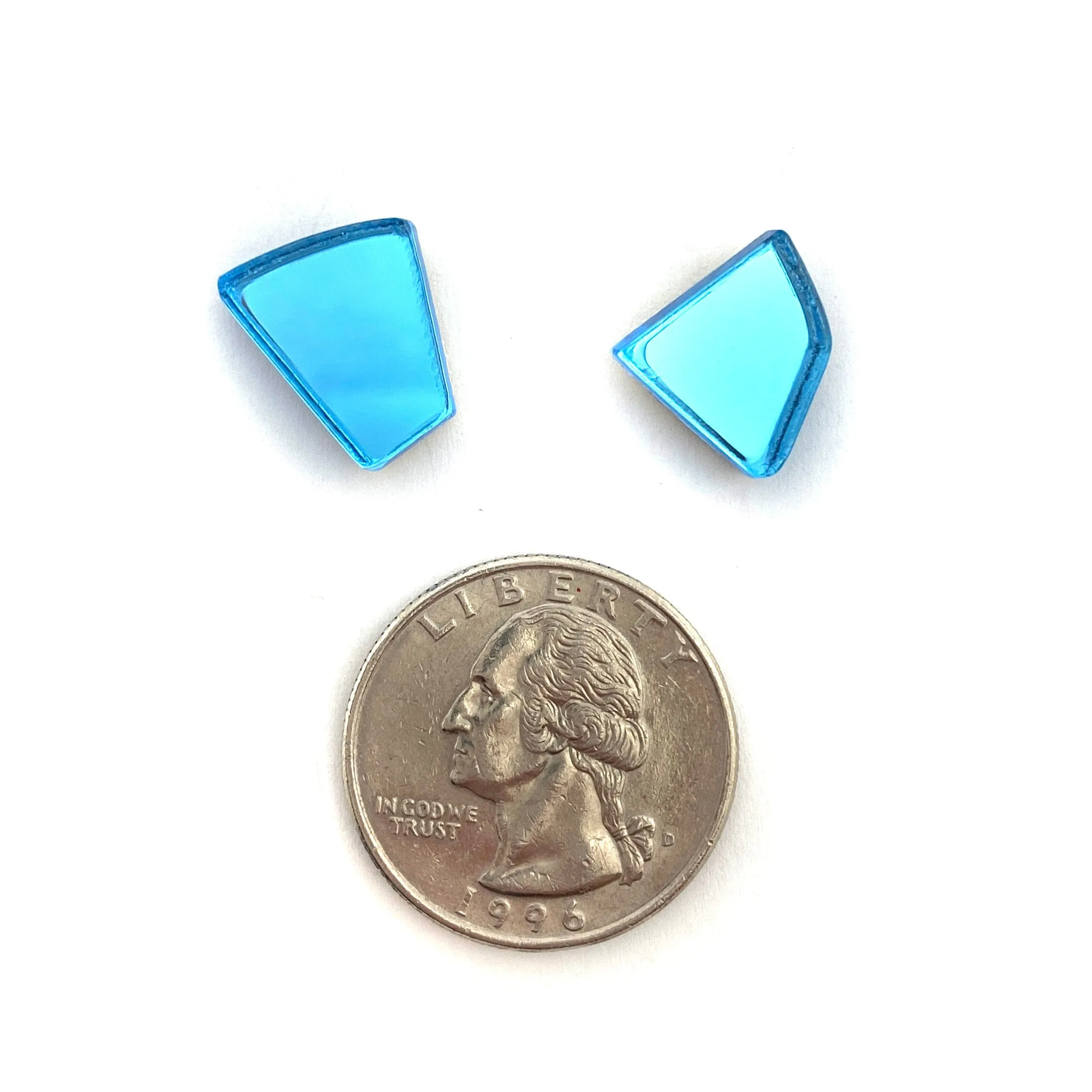 Metallic Blue Acrylic Stud