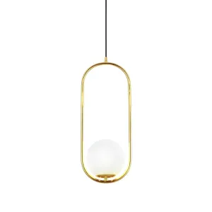 Mila Brass Pendant Light