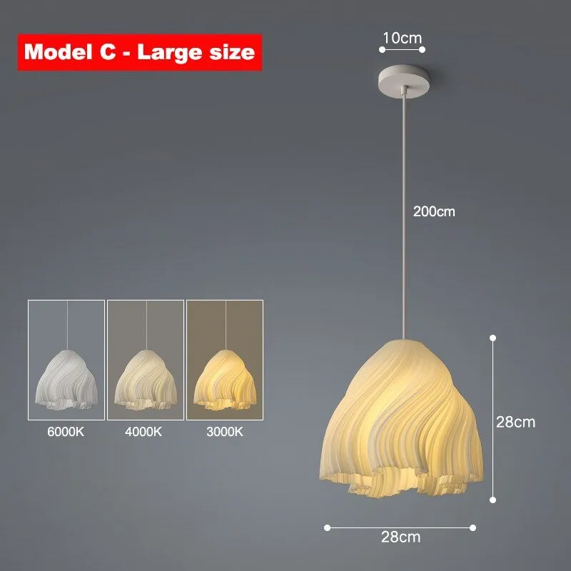 Modern 3D Creative Small Chandelier Pendant Lights for Restaurant Bedside Bar Kitchen Kids Room