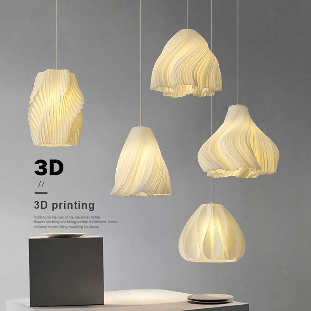 Modern 3D Creative Small Chandelier Pendant Lights for Restaurant Bedside Bar Kitchen Kids Room