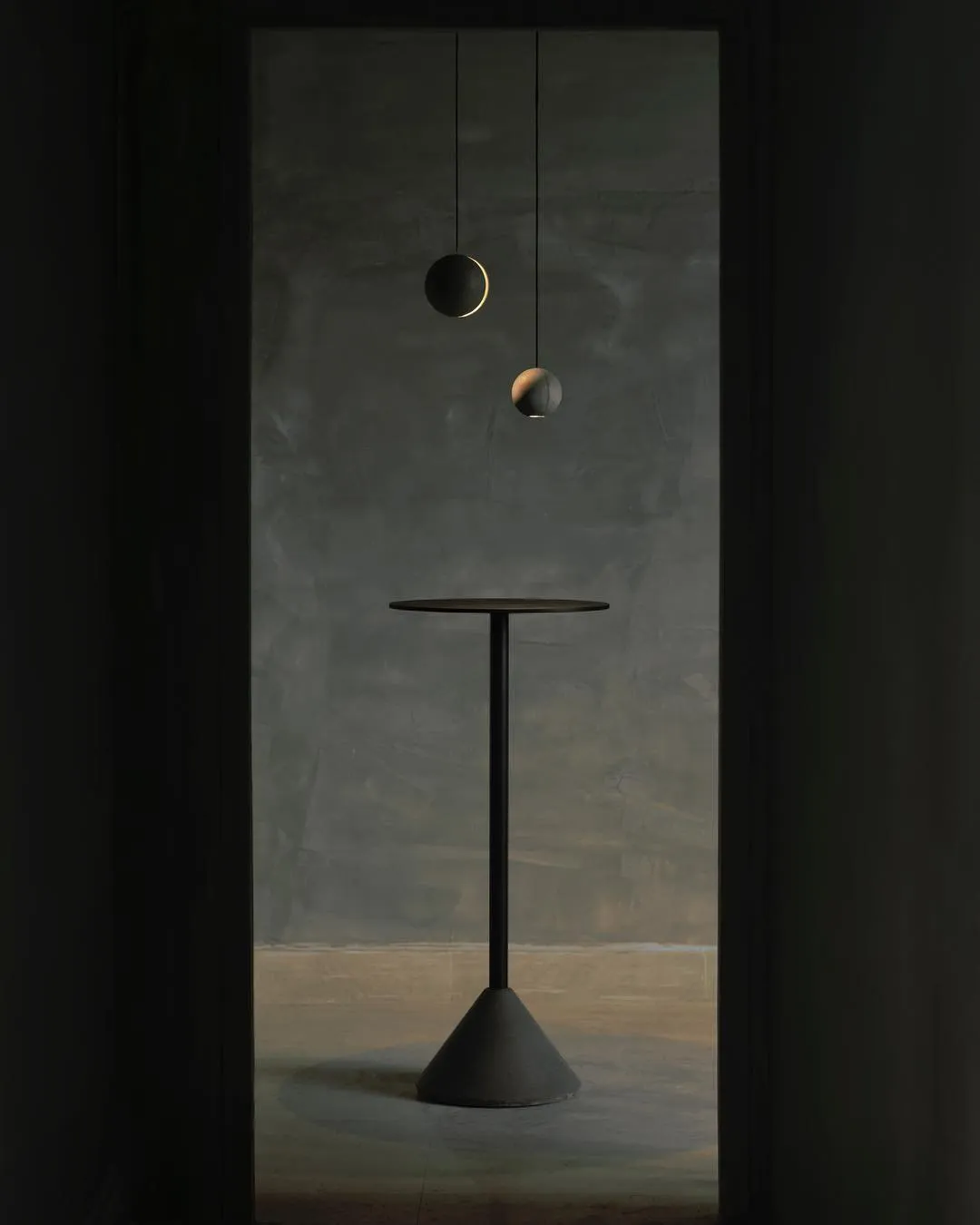 Moon Concrete Pendant Lamp