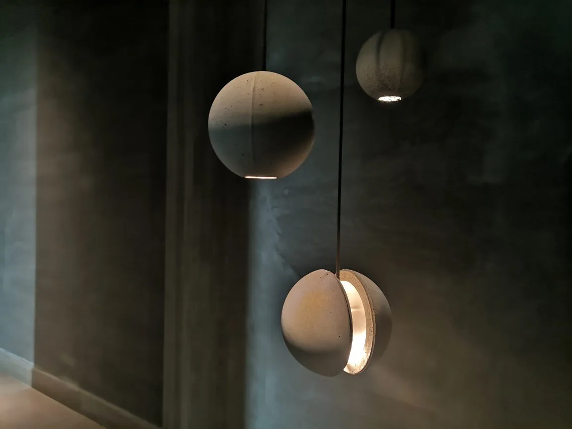 Moon Concrete Pendant Lamp