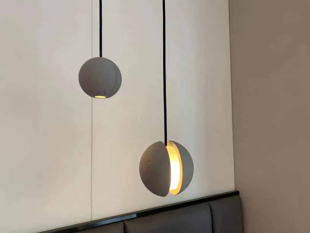 Moon Concrete Pendant Lamp