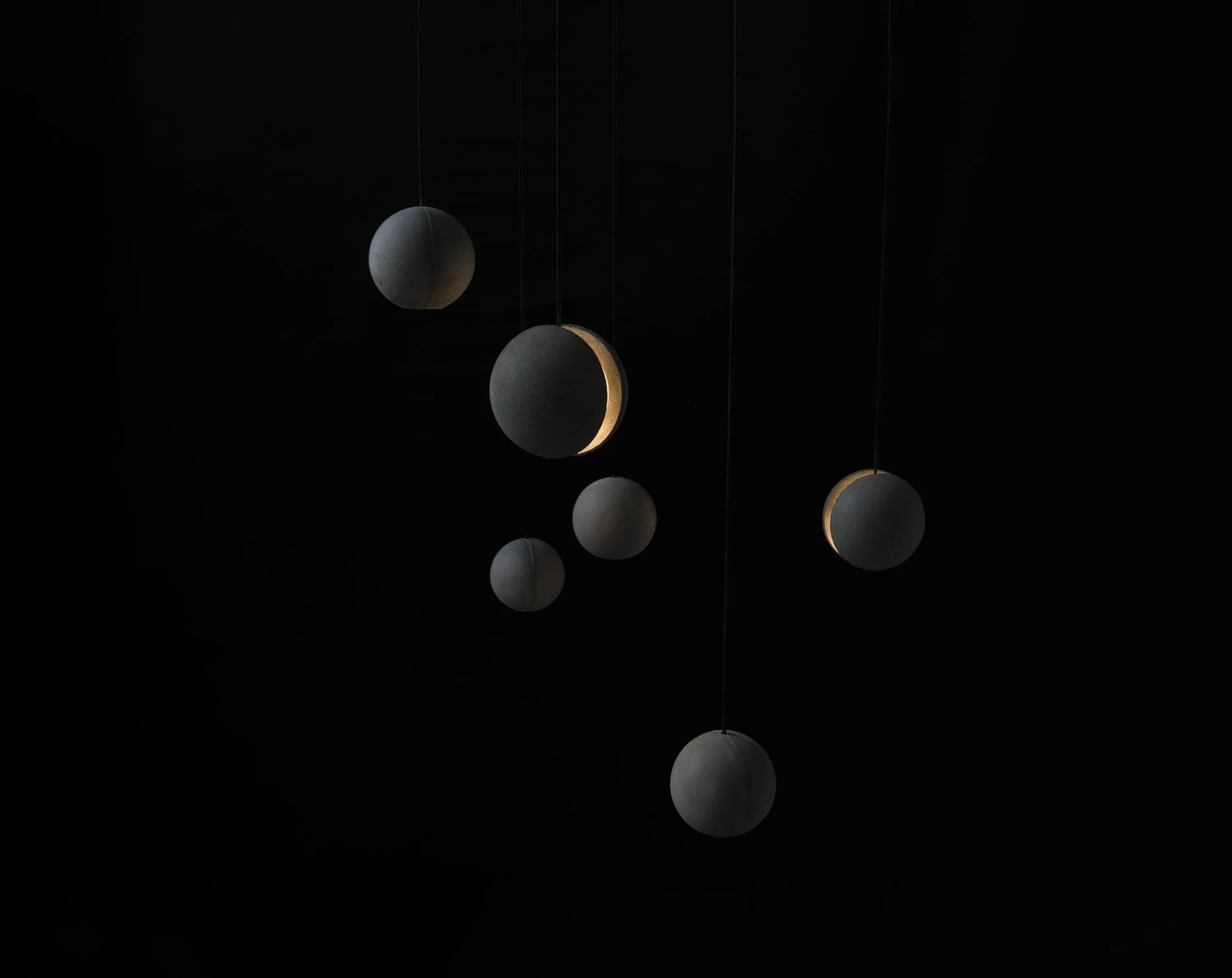 Moon Concrete Pendant Lamp