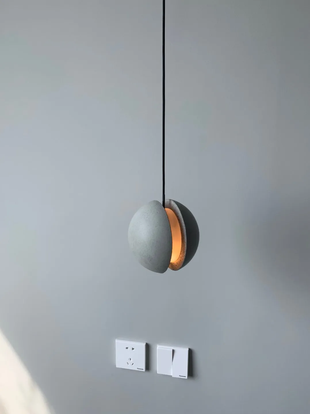 Moon Concrete Pendant Lamp