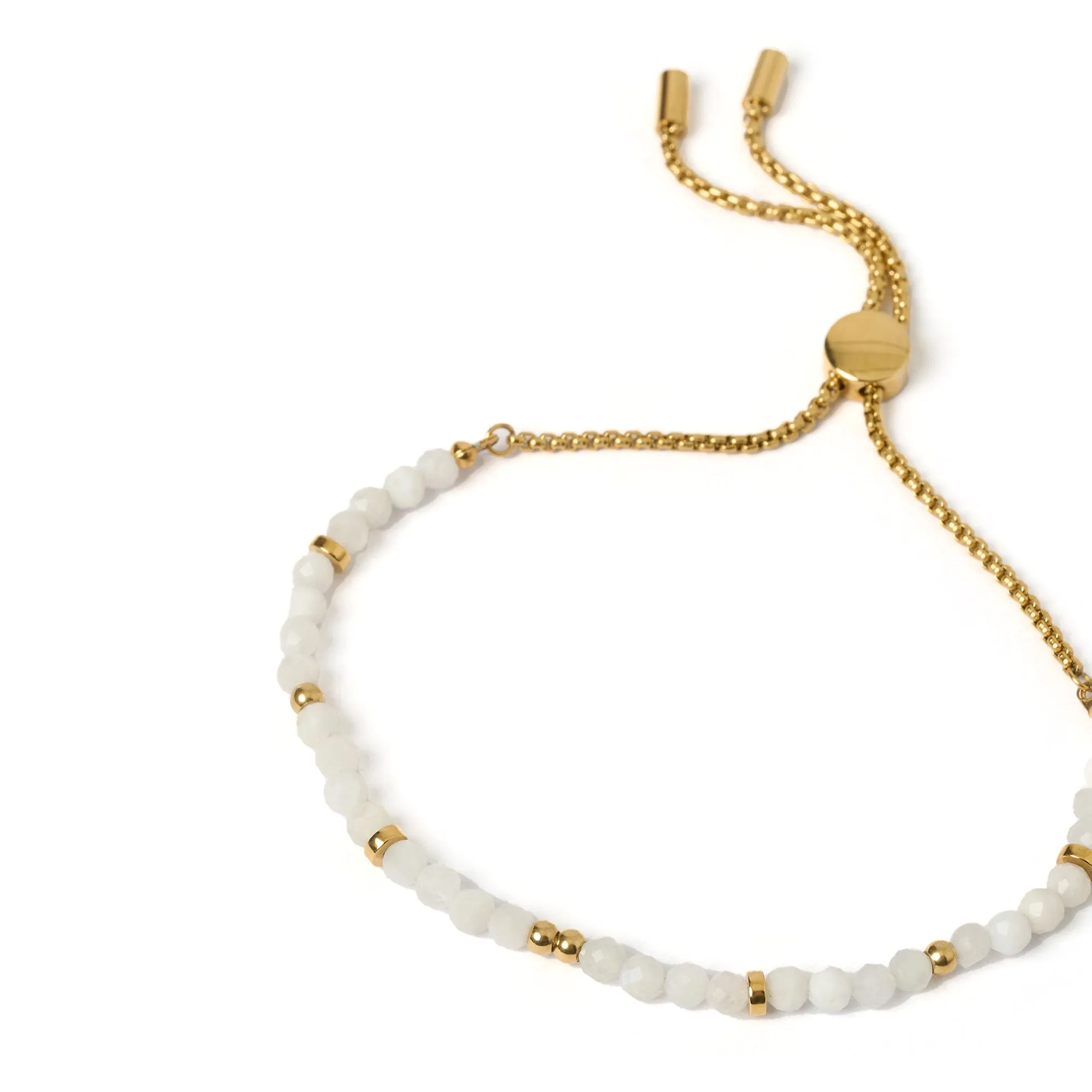 Myla Moonstone and Gold Bracelet