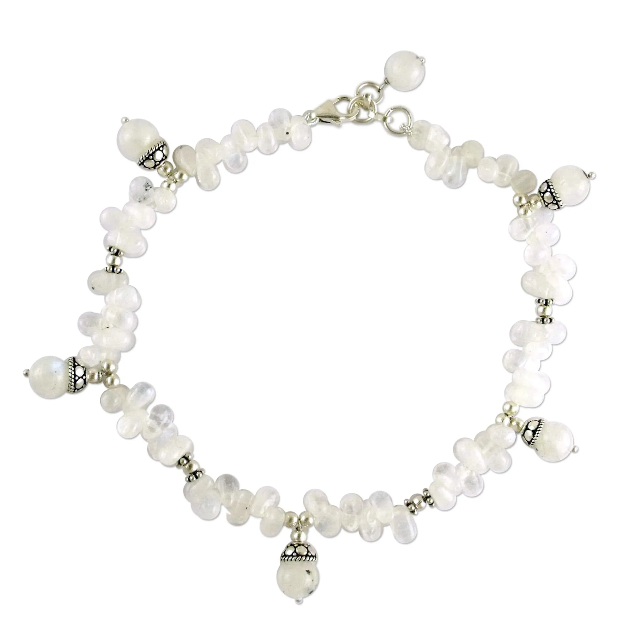 Mystic Moonstone Anklet