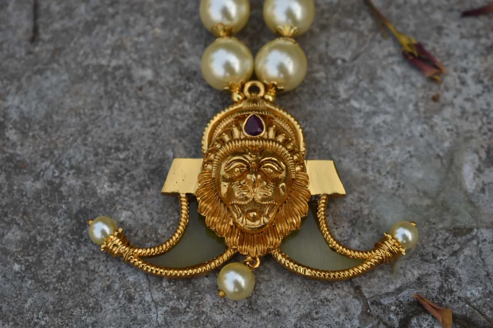 narsimha Swami puligoru pendant Mala for groom