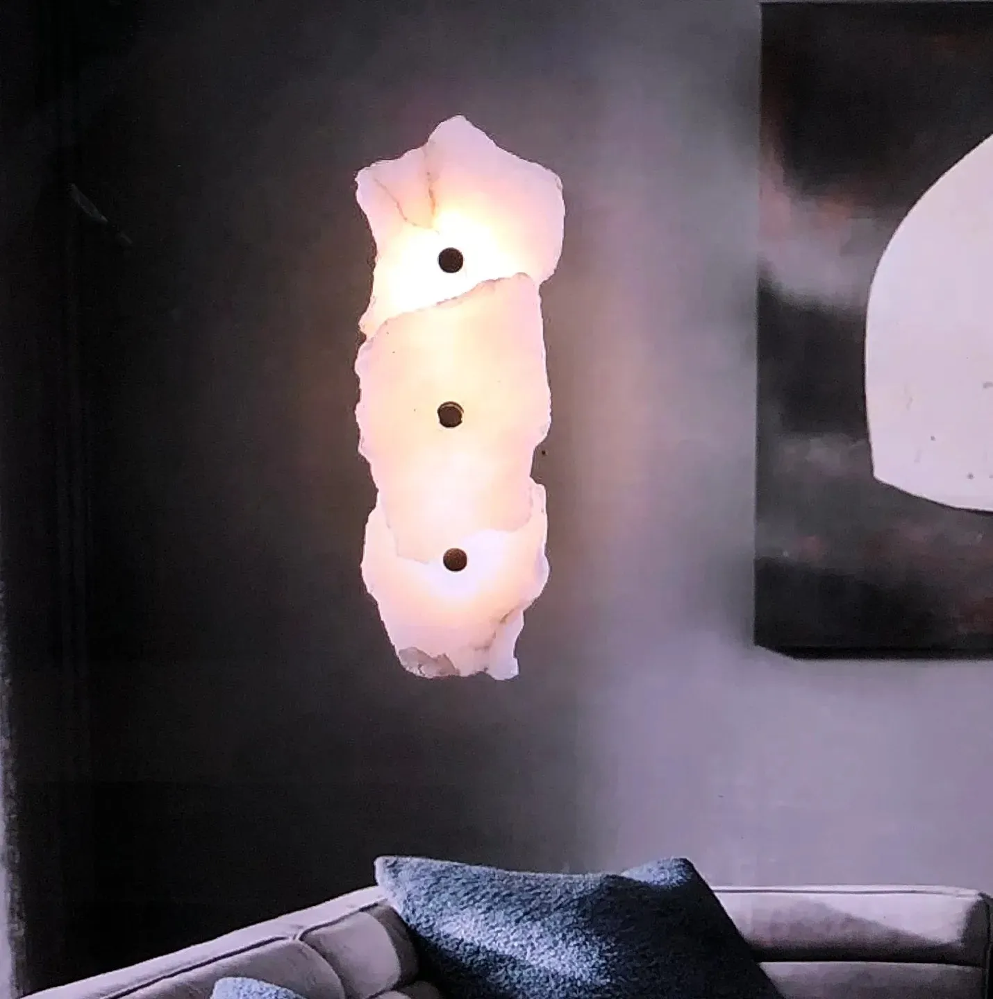 Natural Stone LED Wall Lamp - Elegant Modern Lighting for Home Décor