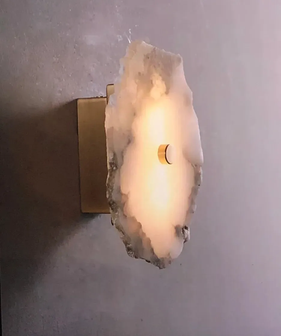 Natural Stone LED Wall Lamp - Elegant Modern Lighting for Home Décor