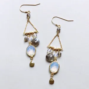 Opal Quartz Chandie Earrings