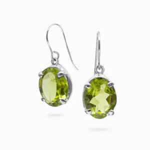 Peridot Drop Earrings