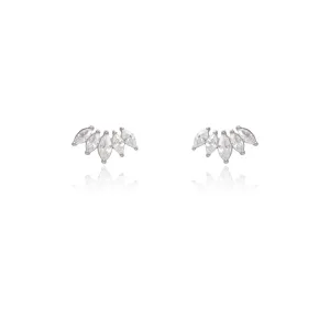 Petal Zircon Earrings