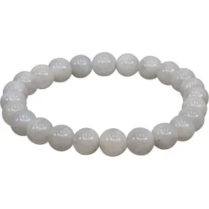 Rainbow Moonstone 6-8mm Bead Gemstone Bracelet