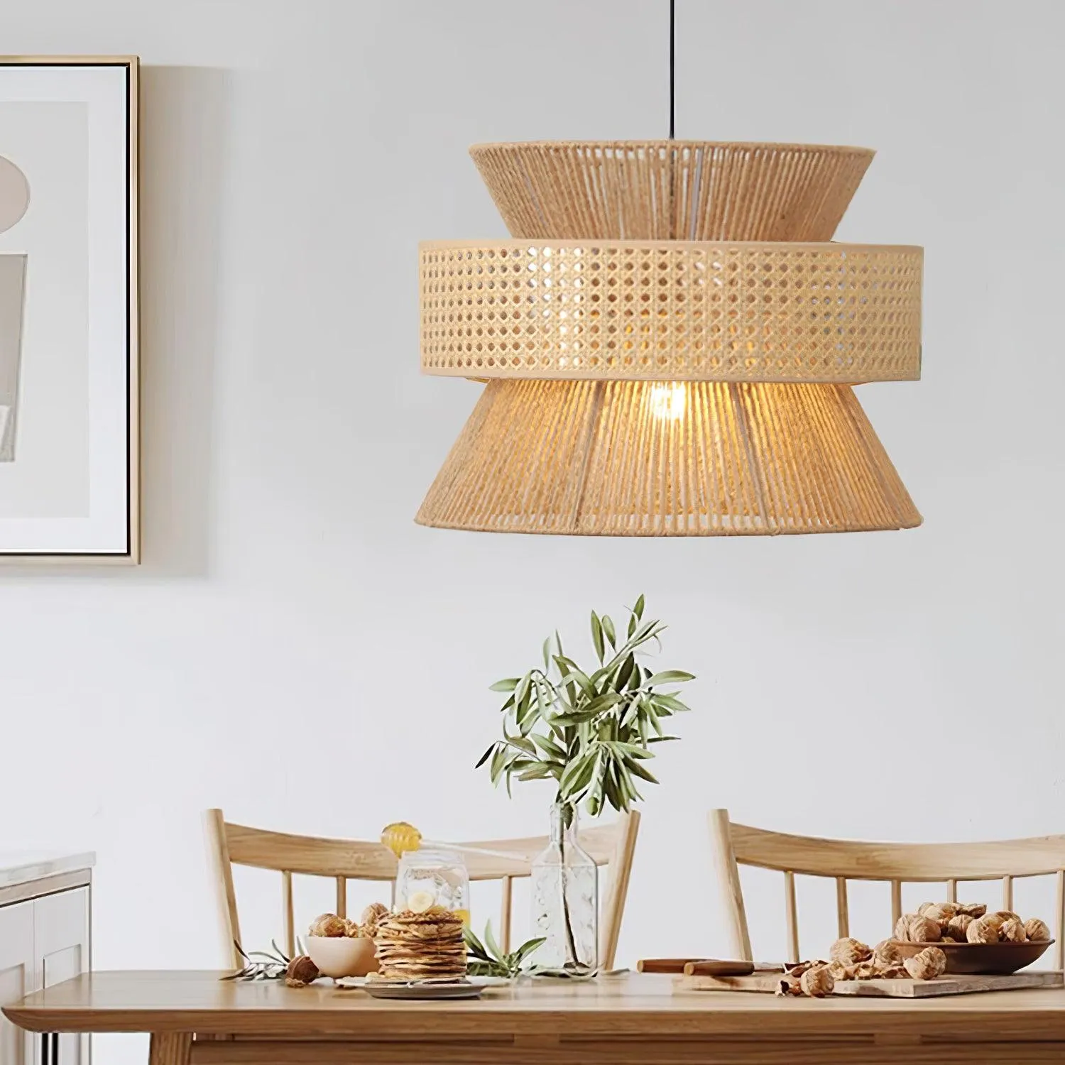 Rattan Bamboo Pendant Lamp