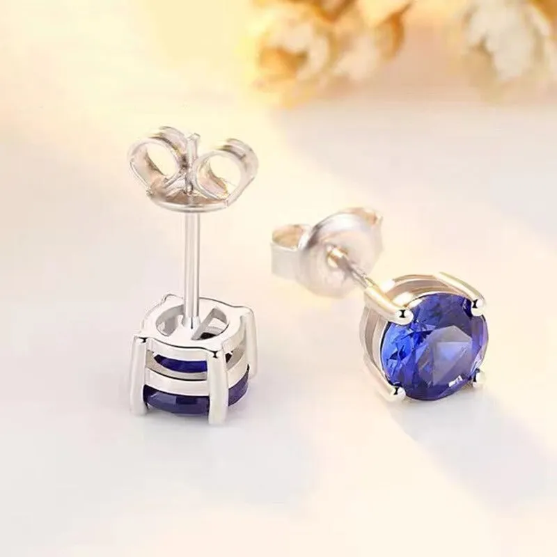 S925 Silver Zircon Earrings