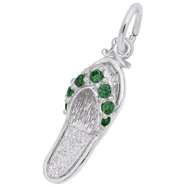 Sandal Emerald Green Charm