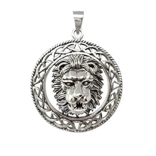 Silver Lion Pendant For Men And Women