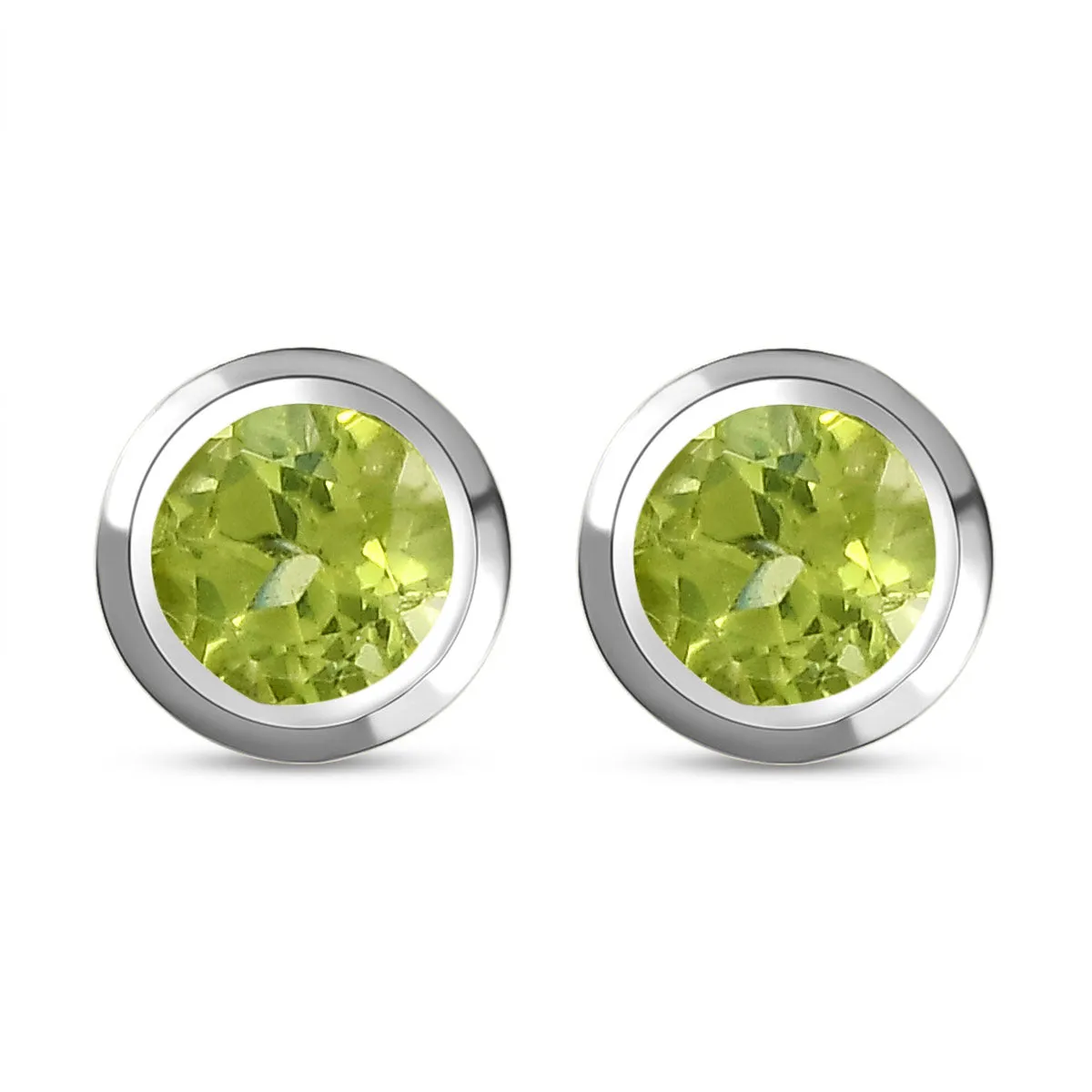 Solitaire Birthstone Stud Earrings