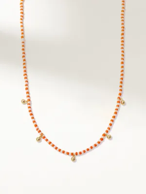 Sunset Beaded Necklace