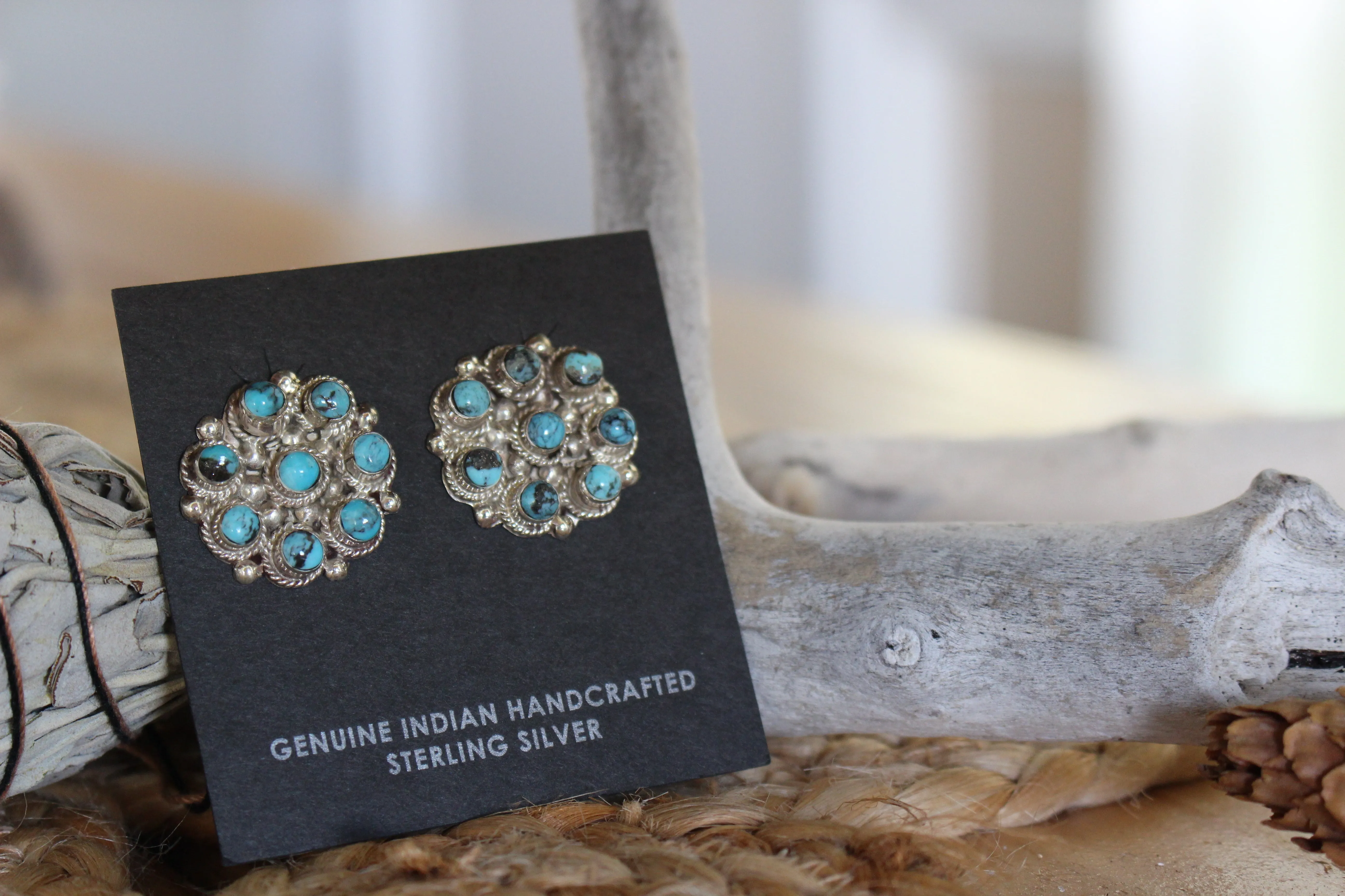 Turquoise Blossom Earrings