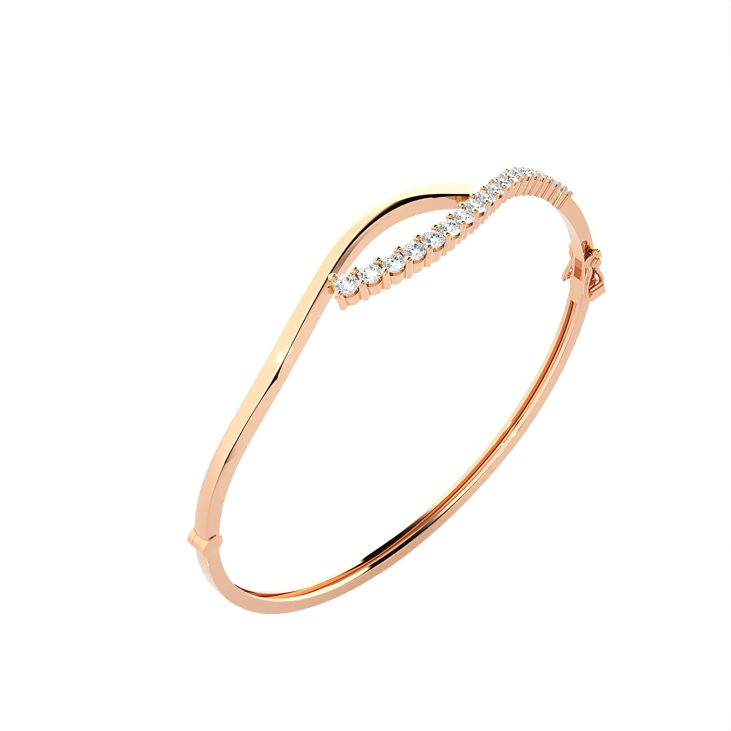 Wave Bangle Bracelet