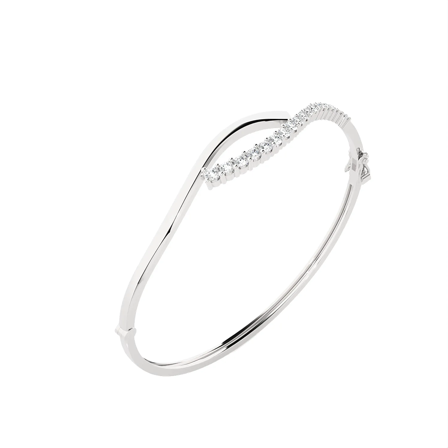 Wave Bangle Bracelet