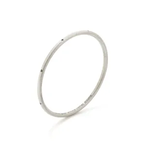 What Goes Around Black Diamond Bangle