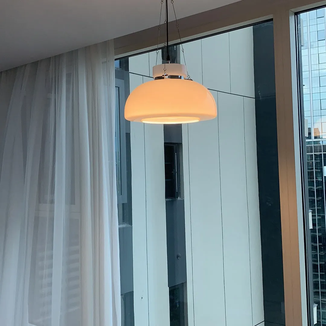 White Glass Pendant Lamp