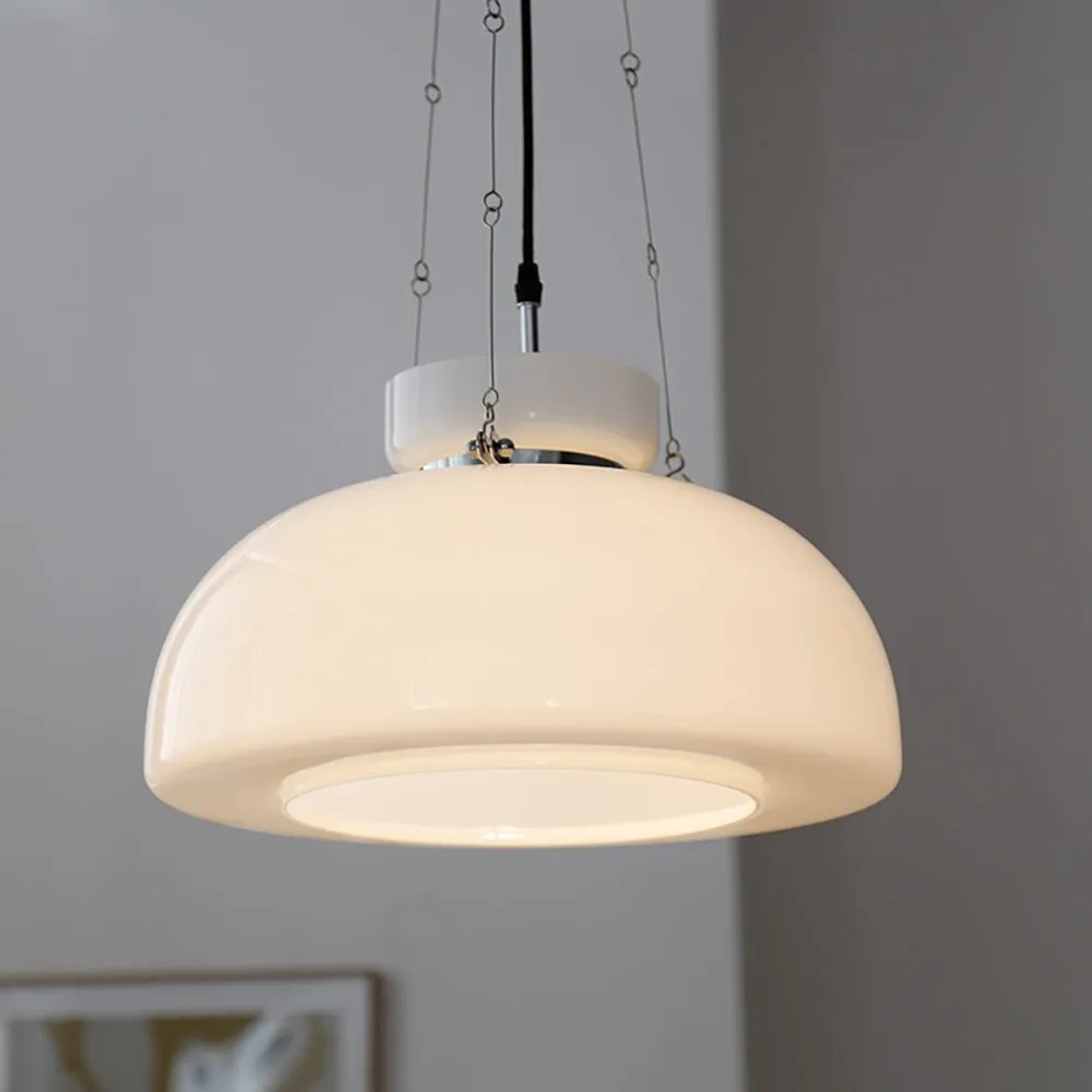 White Glass Pendant Lamp