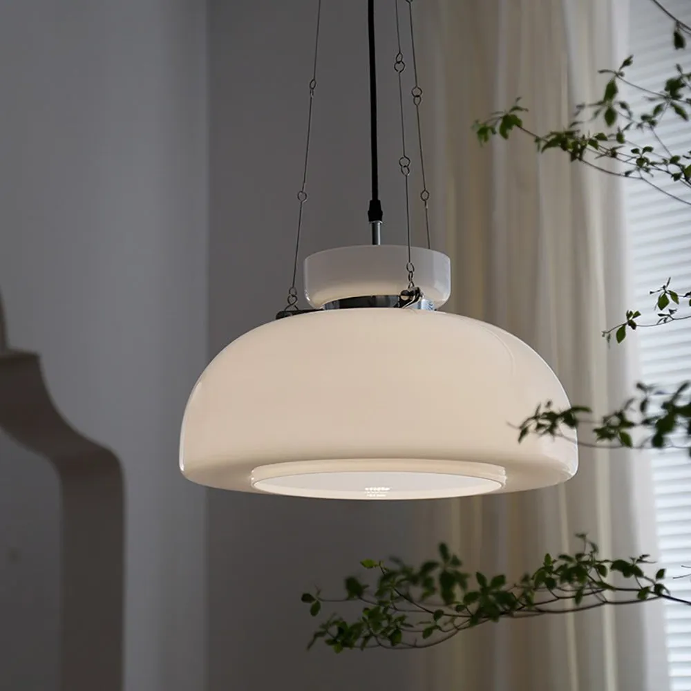 White Glass Pendant Lamp