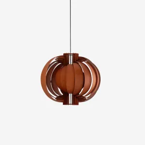 Wooden Lantern Pendant Lamp