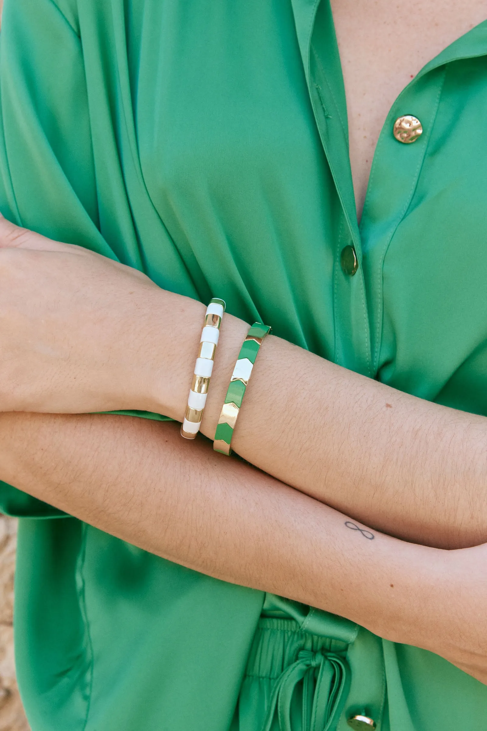 Zephyr Cuff - Emerald